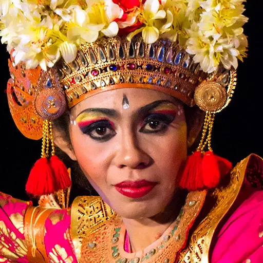 Balinese Tari Legong Dancers